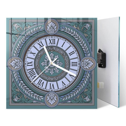 Quadratische design wanduhr - quadratische, design-wanduhr