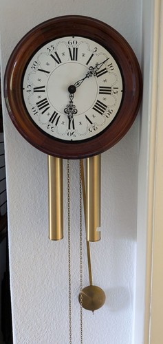 Vintage wandpendeluhr 1975 - wandpendeluhr,