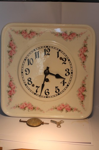 Antik küchenuhr rosa - antik,