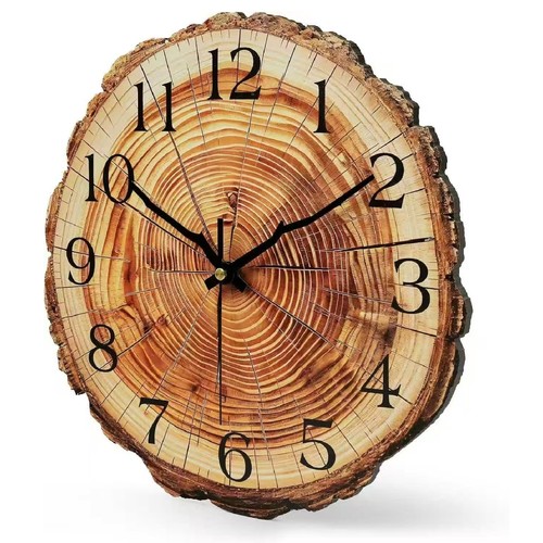 Jugendstil wanduhr holz 30cm - jugendstil,