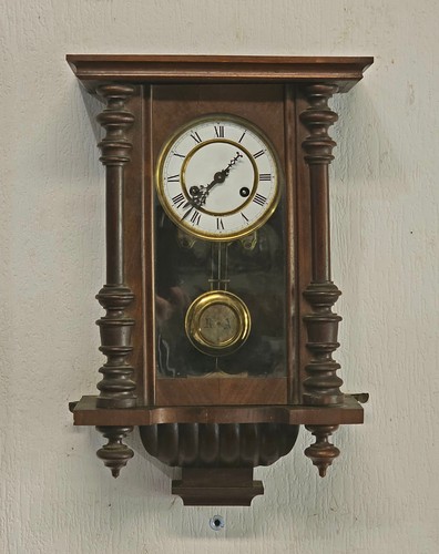 Wanduhr regulator gründerzeit - wanduhr,